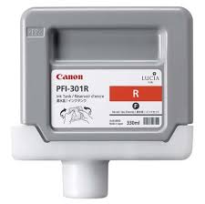 Canon PFI-301R Red Standard Yield Wide Format Inkjet (330 ML) (1492B001AA)
