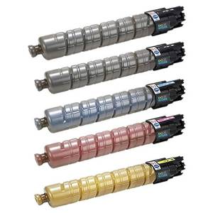 Compatible Lanier MP-C4503/4504/6003/6004 Toner Cartridge Combo Pack (2-BK/1-C/M/Y) (841852B1CMY)