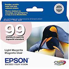 Epson NO. 99 Claria Ultra Hi-Definition Standard Capacity Light Magenta Inkjet (T099620)