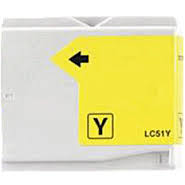 Compatible Brother LC-51Y Yellow Inkjet (400 Page Yield)