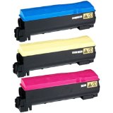 Compatible Kyocera Mita FS-C5100DN Toner Cartridge Combo Pack (C/M/Y) (4000 Page Yield) (TK-542CMY)