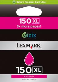 Lexmark NO. 150XL Magenta Return Program Inkjet (700 Page Yield) (14N1616)