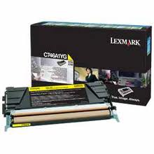 Lexmark C746/748 Yellow GSA Return Program Toner Cartridge (7000 Page Yield) (C746A4YG)