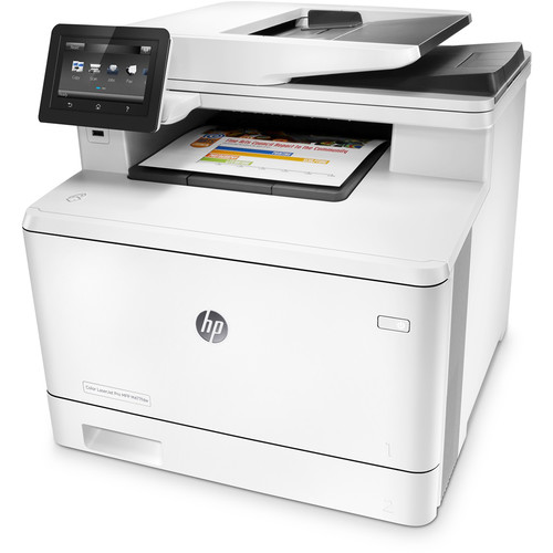 Refurbish HP Color LaserJet Pro M477fdw All-in-One Laser Printer/Toner Value Bundle Pack (CF379A-RC) (Certified Refurbished)