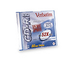 Verbatim 80min Datalifeplus 52x CD-R Disc In Slim Jewel Case (94521)