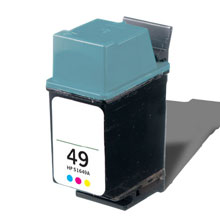 Compatible HP NO. 49 Color Inkjet (350 Page Yield) (51649A)