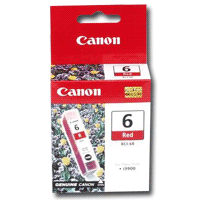 Canon BCI-6R Red Inkjet (280 Page Yield) (8891A003AA)