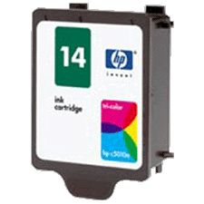 HP OfficeJet 7100/7140 Color Inkjet (2/PK-470 Page Yield) (NO. 14) (C9342FN)