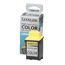 Lexmark NO. 25 High Capacity Color Inkjet (475 Page Yield) (15M0125)