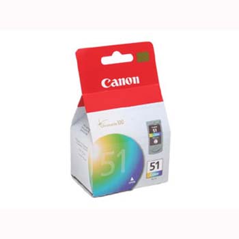 Canon Cl-51 Tri-Color Inkjet (330 Page Yield) (0618B002)
