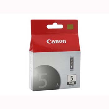 Canon PGI-5BK Pigment Black Inkjet (2/PK-650 Page Yield) (0628B009)