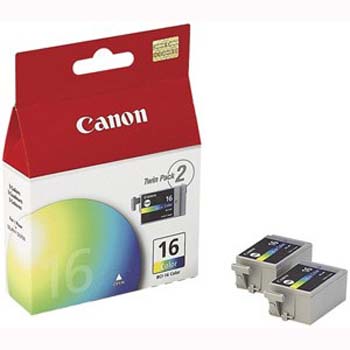 Canon PIXMA IP-90/90V Color Inkjet (2/PK-75 Page Yield) (BCI-16C) (9818A003)