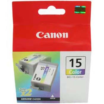Canon BCI-15C Color Inkjet (170 Page Yield) (8191A003)
