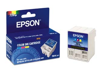 Epson Stylus Color 480/580 Color Inkjet (180 Page Yield) (T014201)