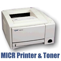 MICR Printer HP 2100 Laser Printer and MICR Toner Cartridge Set