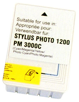 Remanufactured Epson Stylus Photo 1200 5-Color Inkjet (330 Page Yield) (T001011)