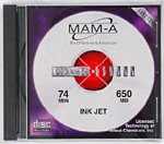 Mitsui 74min 52x Inkjet Printable CD-R Discs (25/PK) (41142)