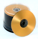 Mitsui 74min 52x Gold Thermal Printable CD-R Discs (50/PK) (41216)
