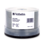 Verbatim 9.4GB 3x hardcoated DVD-RAM Discs (50/PK) (95026)