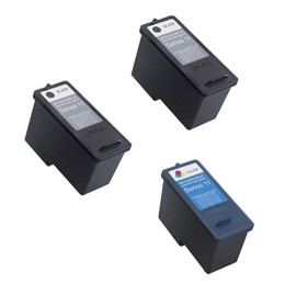 Compatible Dell A948/V505W Inkjet Combo Pack (3-BlK/1-CLR) (Series 11) (3B1C948)