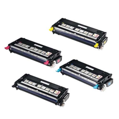 Media Sciences MDA39415MP Toner Cartridge Combo Pack (6000 Page Yield) (BK/C/M/Y) - Equivalent to Dell 31304AL