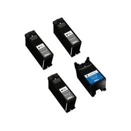Compatible Dell P713W/V715W High Yield Combo Pack (3-BLK/1-CLR) (Series 24) (3B1CS24)