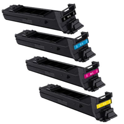 Compatible Konica Minolta bizhub C20P Toner Cartridge Combo Pack (BK/C/M/Y) (TN-318MP)