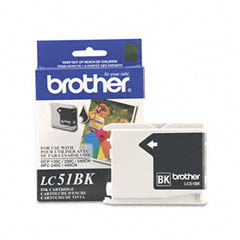 Brother LC-51BK Black Inkjet (500 Page Yield)