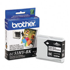 Brother LC-51HYBK Black Inkjet (900 Page Yield)