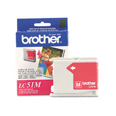 Brother LC-51M Magenta Inkjet (400 Page Yield)