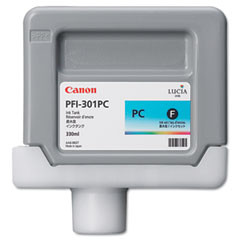Canon PFI-301PC Photo Cyan Standard Yield Wide Format Inkjet (330 ML) (1490B001AA)