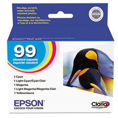 Epson NO. 99 Claria Ultra Hi-Definition Inkjet Combo Pack (C/M/Y/PC/PM) (T099920)