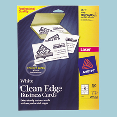 Avery Laser Clean Edge Business Cards (5871)
