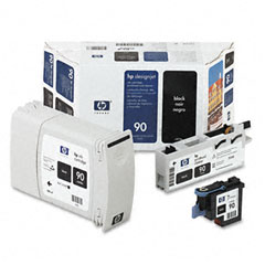 HP NO. 90 Black Inkjet Value Pack (Inkjet/Cleaner/Printhead) (C0578A)