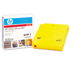 HP RFID RW Custom Labeled Ultrium LTO-3 Data Tape (400/800 GB) (20/PK) (C7973AF)