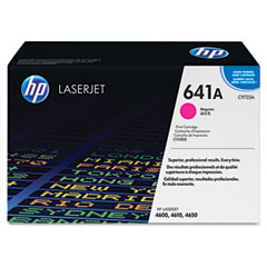 HP Color LaserJet 4600/4650 Magenta Toner Cartridge (8000 Page Yield) (NO. 641A) (C9723A)