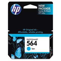 HP NO. 564 Cyan Inkjet (300 Page Yield) (CB318WN)