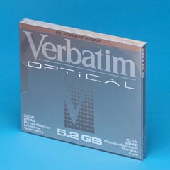 Verbatim 5.25in 2048 B/S CCW WORM Optical Disc (5.2 GB) (92847)