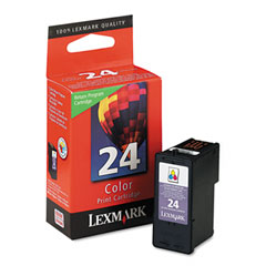 Lexmark NO. 24 Color Return Program Inkjet (200 Page Yield) (18C1524)