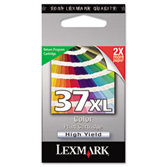 Lexmark NO. 37XL High Yield Color Return Program Inkjet (500 Page Yield) (18C2180)