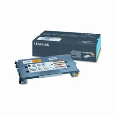 Lexmark C500/X502 Yellow High Yield Toner Cartridge (3000 Page Yield) (C500H2YG)