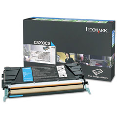 Lexmark C520/530 Cyan Toner Cartridge (1500 Page Yield) (C5200CS)