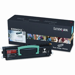 Lexmark E250/E350 GSA Return Program Toner Cartridge (3500 Page Yield) (E250A41G)