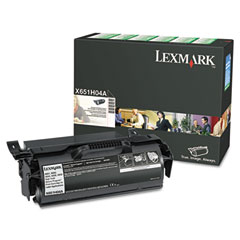 Lexmark X651/X652/X654/X656/X658 Return Program High Yield Toner Cartridge for Label Applications (25000 Page Yield) (X651H04A)