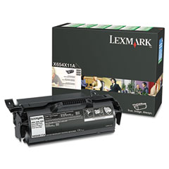 Lexmark X654/X656/X658 Extra High Yield Return Toner Cartridge (36000 Page Yield) (X654X11A)
