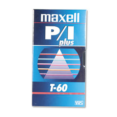 Maxell 60 Minute Professional Grade VHS Video Tape (216112)