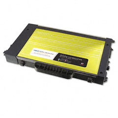 Media Sciences MS555Y-HC Yellow Toner Cartridge (5000 Page Yield) - Equivalent to Samsung CLP-500D5Y