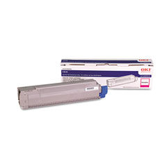 Okidata C810/830 Magenta Toner Cartridge (8000 Page Yield) (TYPE C14) (44059110)