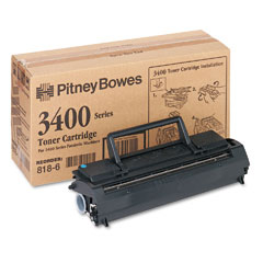 Pitney Bowes 3400 Toner Cartridge (6600 Page Yield) (818-6)