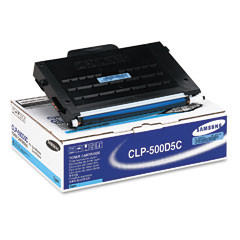 Samsung CLP-500/550 Cyan Toner Cartridge (5000 Page Yield) (CLP-500D5C/XAA)